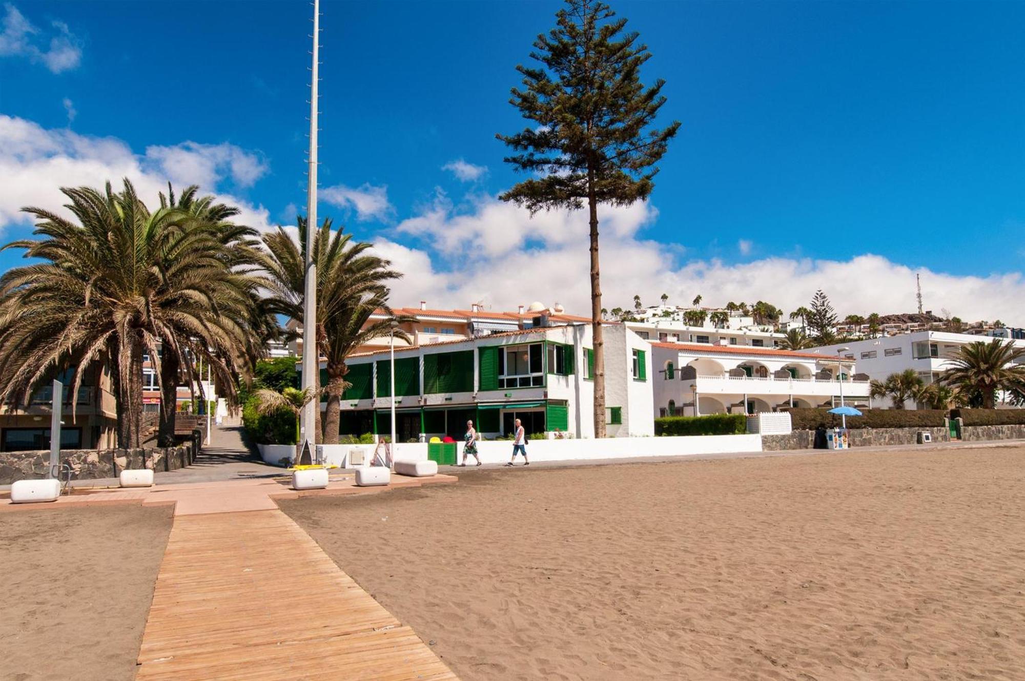 Beachfront Apartment Las Burras Mra 02 San Agustín Eksteriør bilde