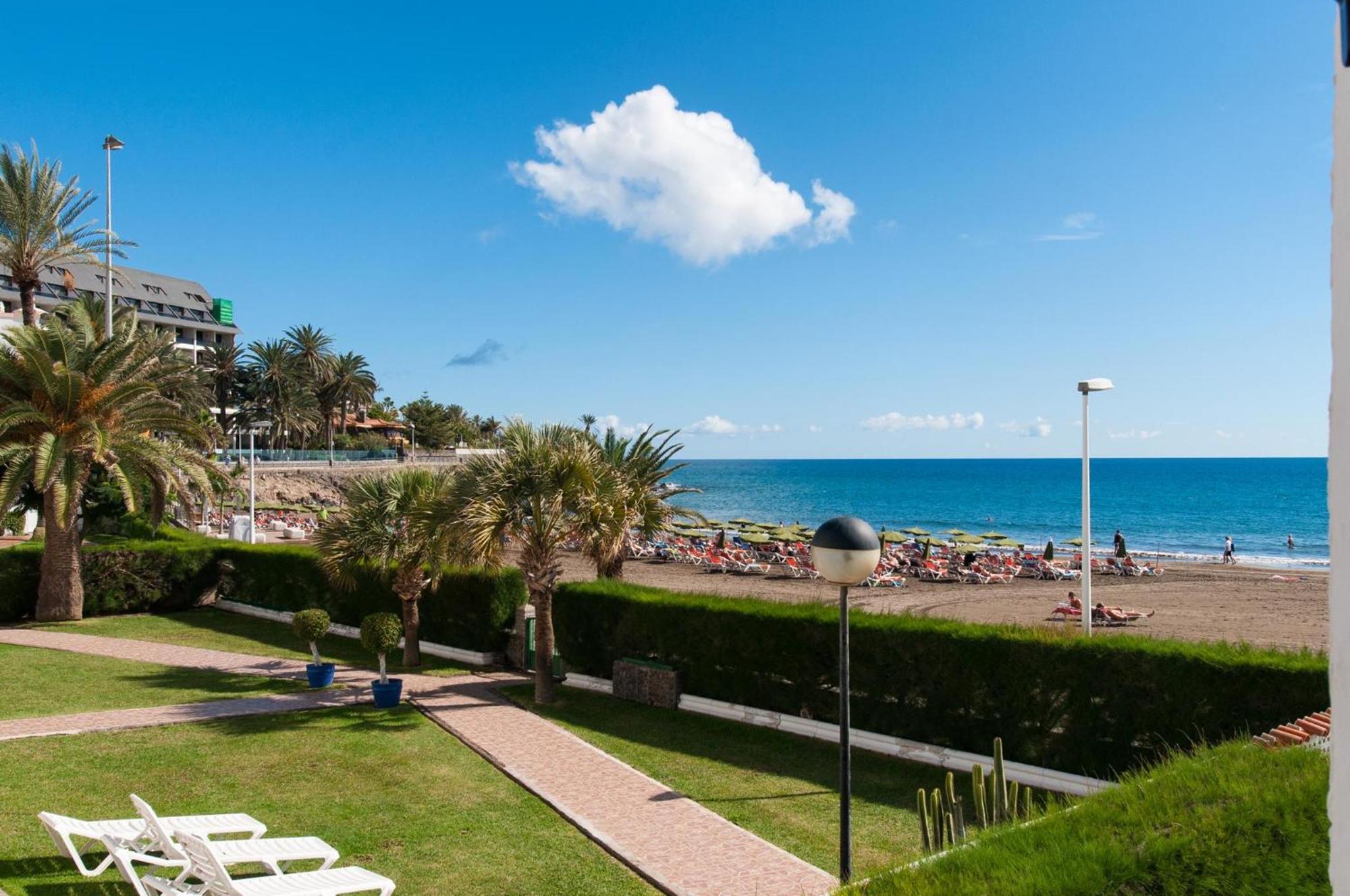 Beachfront Apartment Las Burras Mra 02 San Agustín Eksteriør bilde