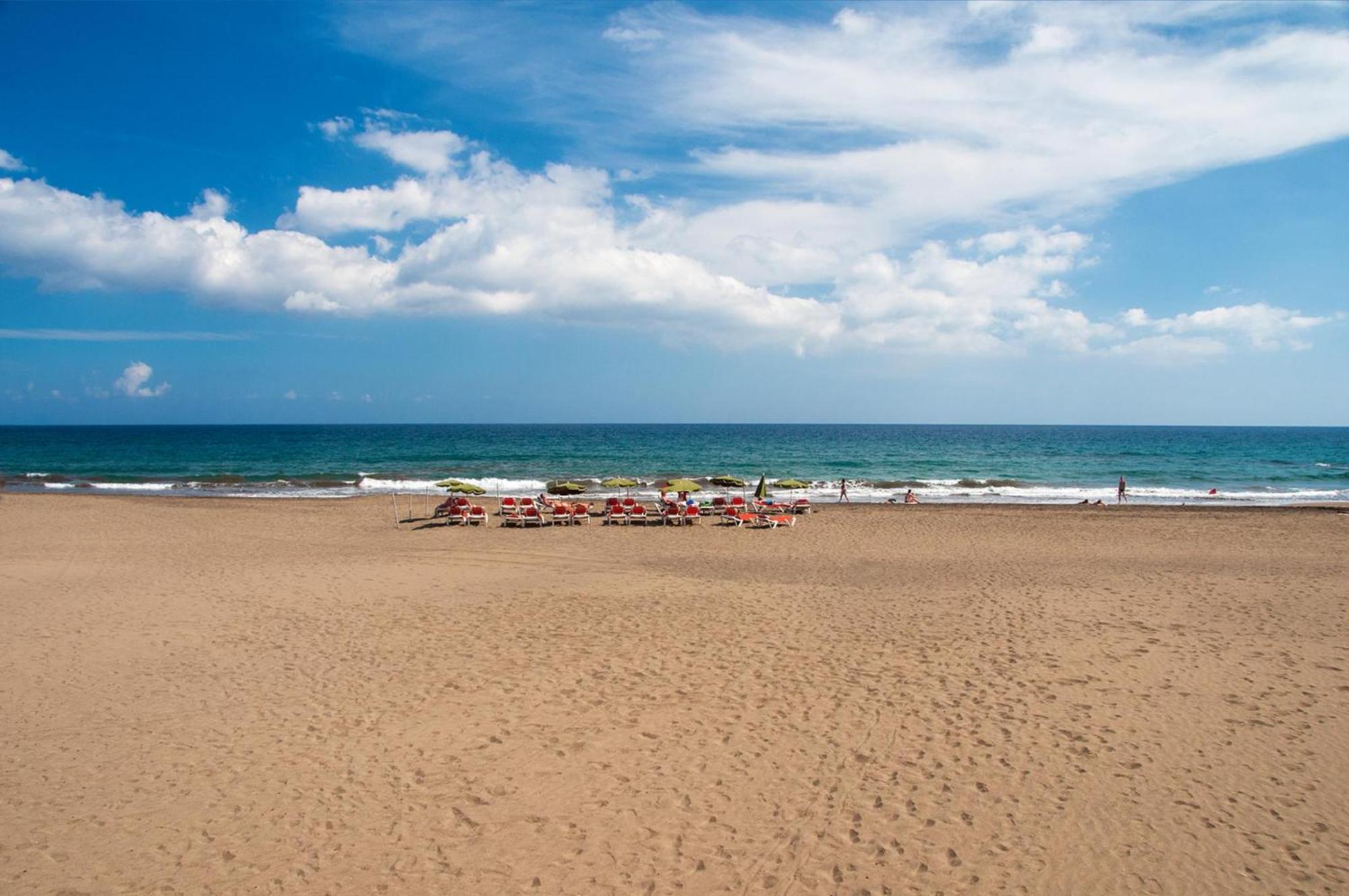 Beachfront Apartment Las Burras Mra 02 San Agustín Eksteriør bilde