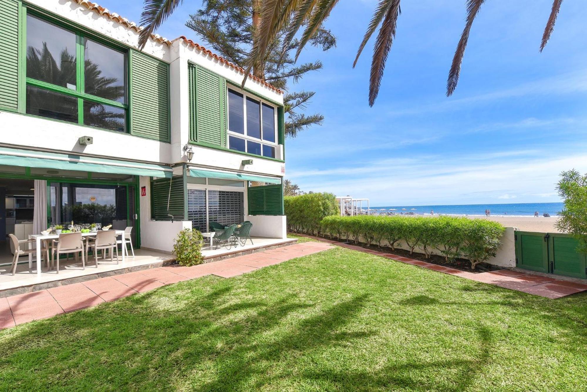 Beachfront Apartment Las Burras Mra 02 San Agustín Eksteriør bilde