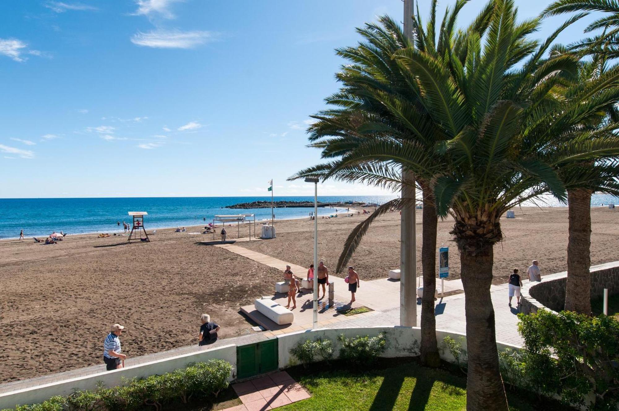 Beachfront Apartment Las Burras Mra 02 San Agustín Eksteriør bilde